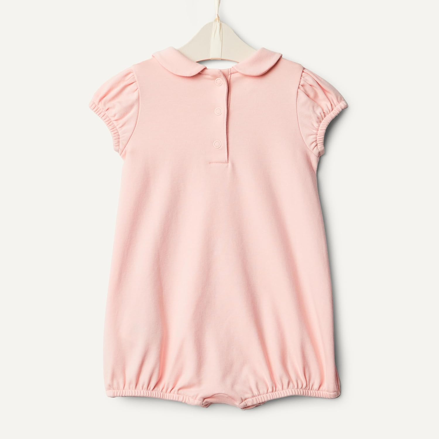 Thumbnail 4 de Amazon Essentials Baby Girls’ Cotton Short-Sleeve Romper Suit with Peter Pan Collar (Pack of 2)