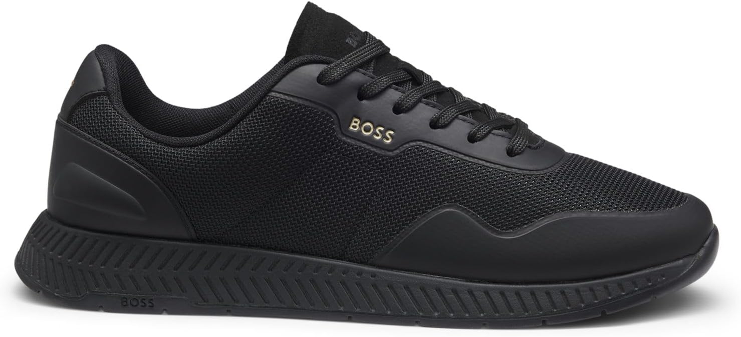 Thumbnail 5 de BOSS Hommes Titanium Runn Baskets en Mesh TTNM avec Finitions Lisses