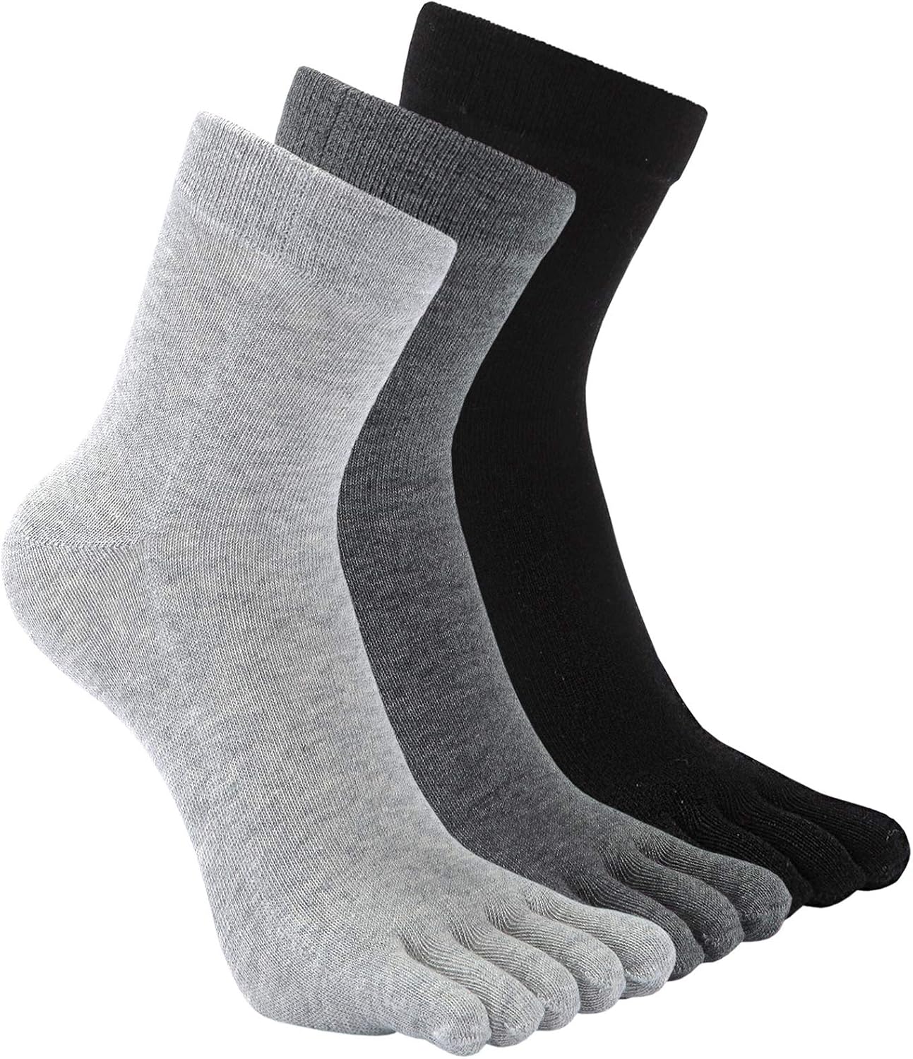 Detalle 2 de Hommes Doigts de Pied Séparés – Chaussettes à orteils en coton, 3/5 paires