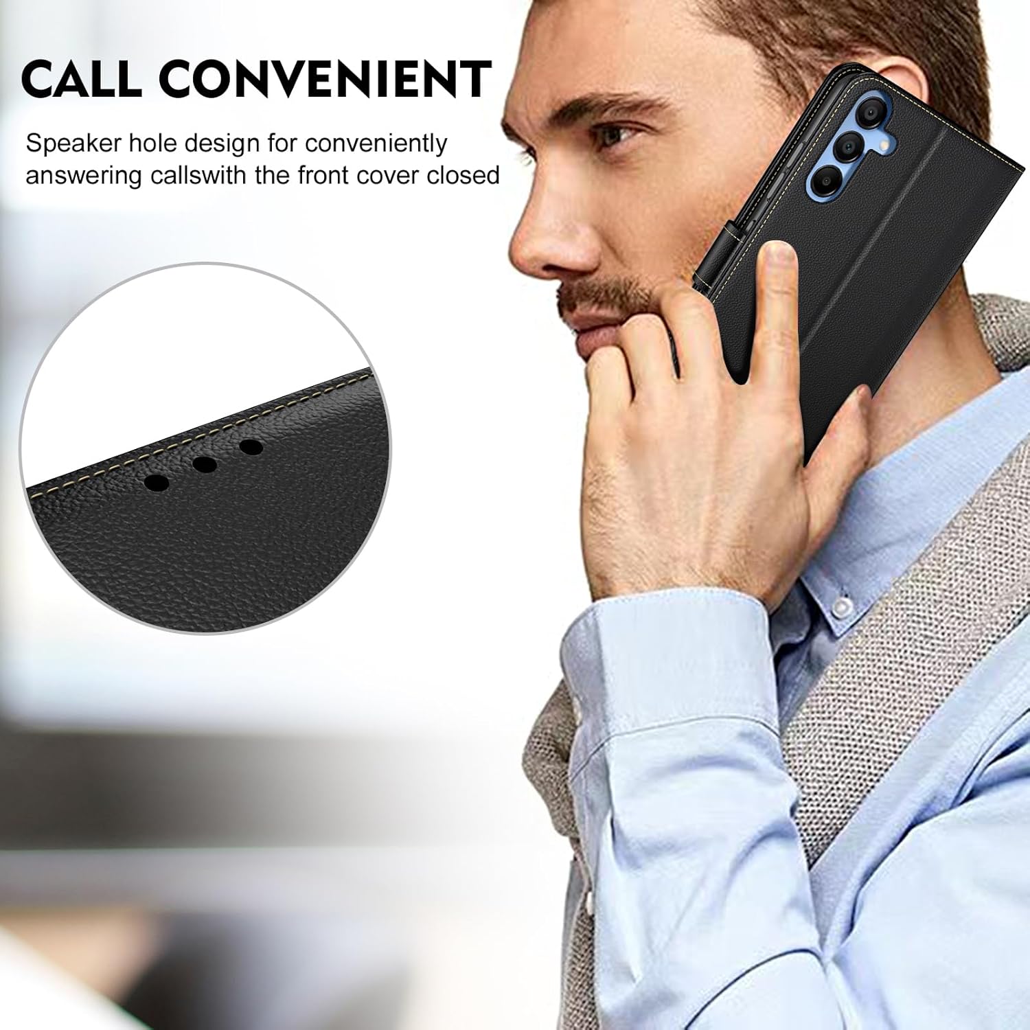 Thumbnail 4 de TQIAHF Leather Wallet Case for Samsung Galaxy S26 with Screen Protector