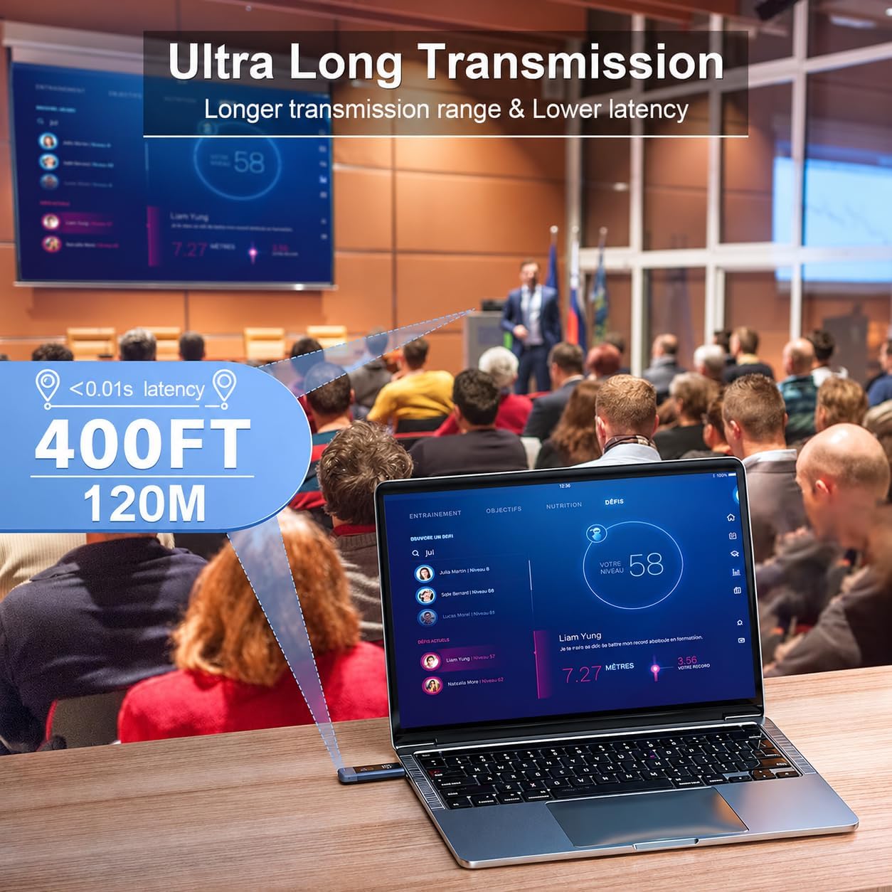 Thumbnail 3 de TTQ TR60 Wireless HDMI Extender 100FT