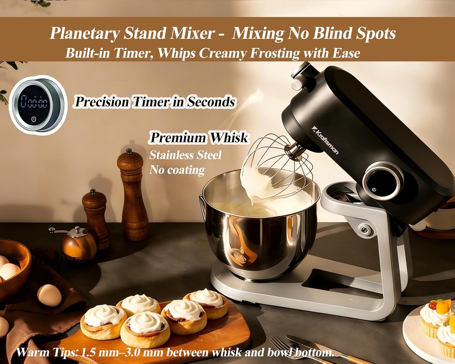 Detalle de Kraftsman Stand Mixer 5.3 Quart 🧁