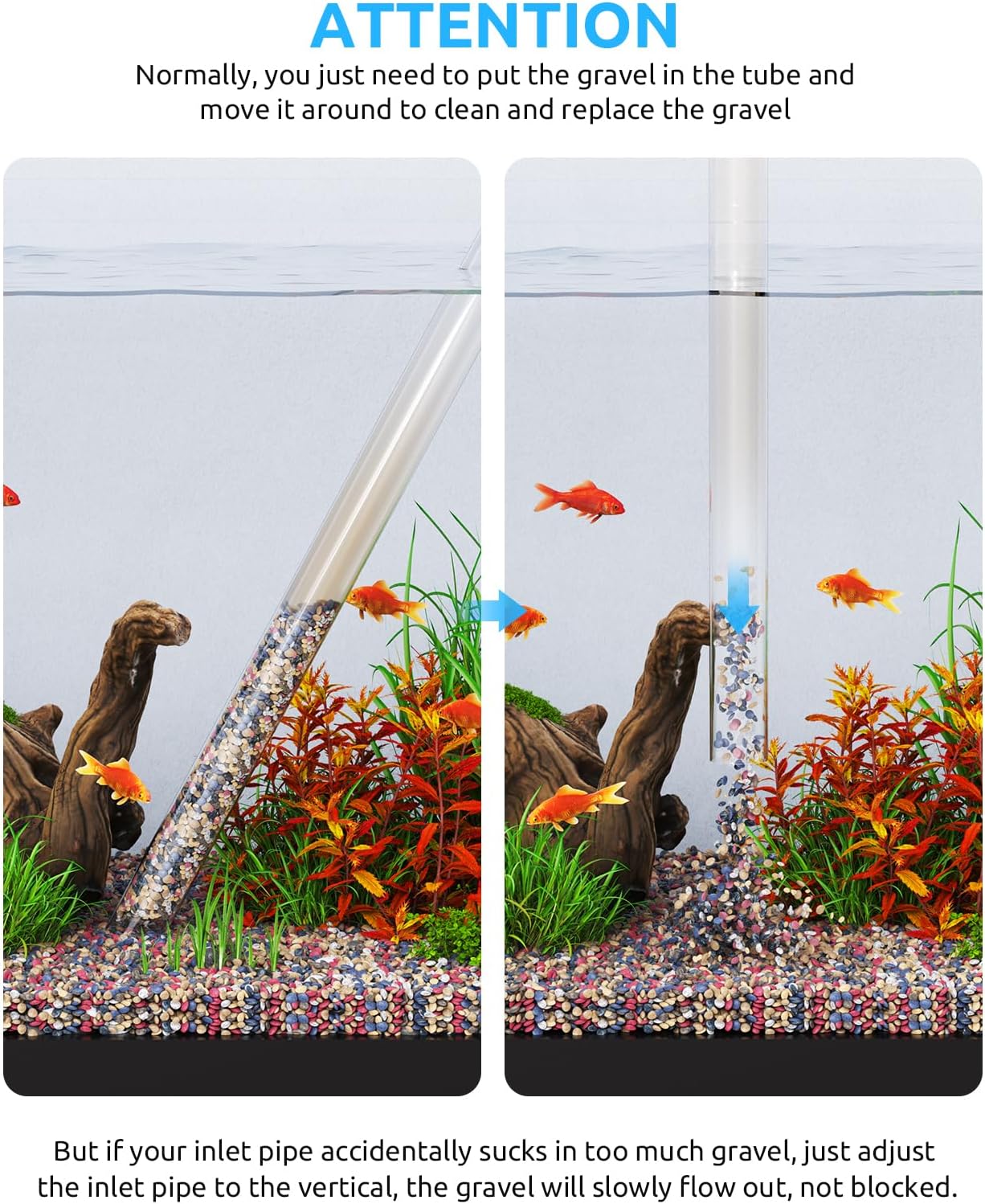 Thumbnail 6 de SEAOURA aquarium gravel cleaner siphon