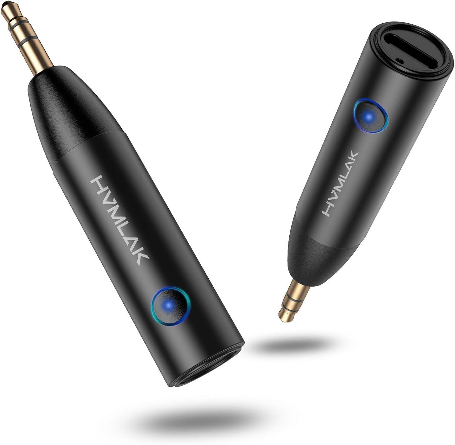 Detalle de HVMLAK Aux Bluetooth Adapter Auto – Bluetooth 5.4, Klinke 3,5, Mikrofon & CD-Klangqualität