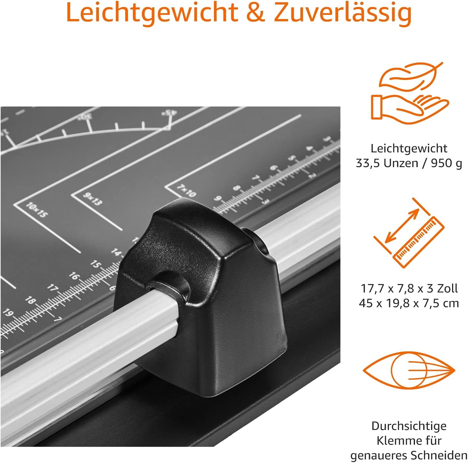 Thumbnail 1 de Amazon Basics Rollschneidemaschine für Papier, A4