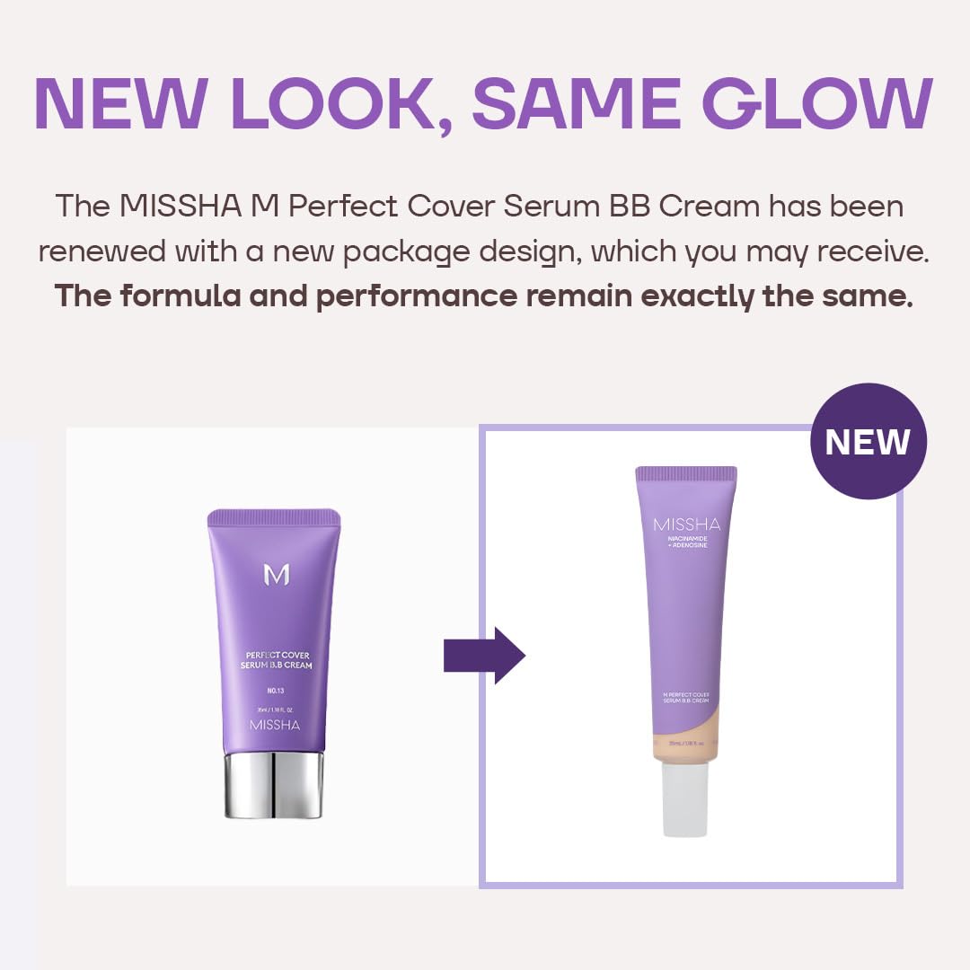 Detalle de MISSHA M Perfect Cover Serum BB Cream 1.18 fl oz ๐