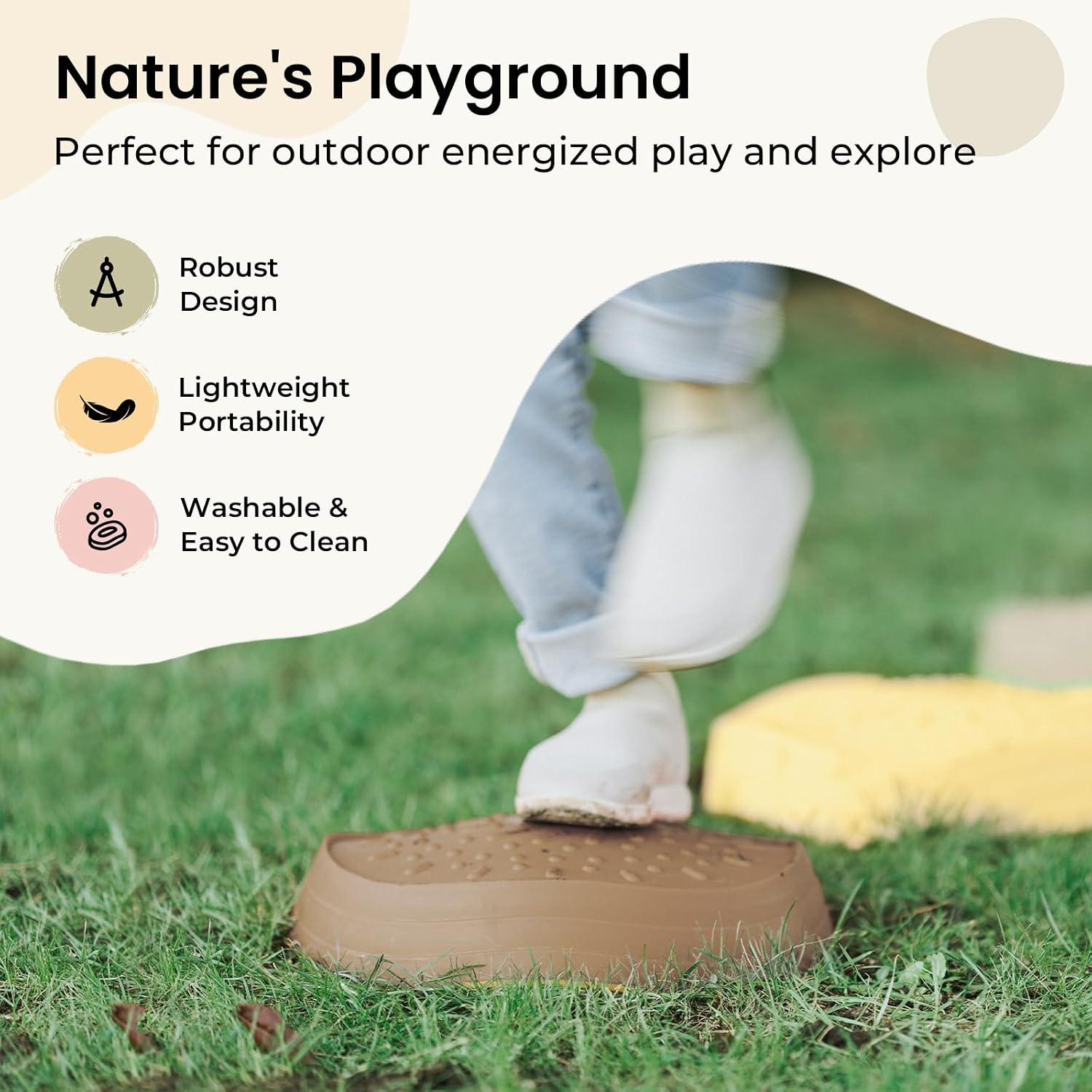 Thumbnail 4 de Tiny Land Stepping Stones 5pc Non-Slip Set
