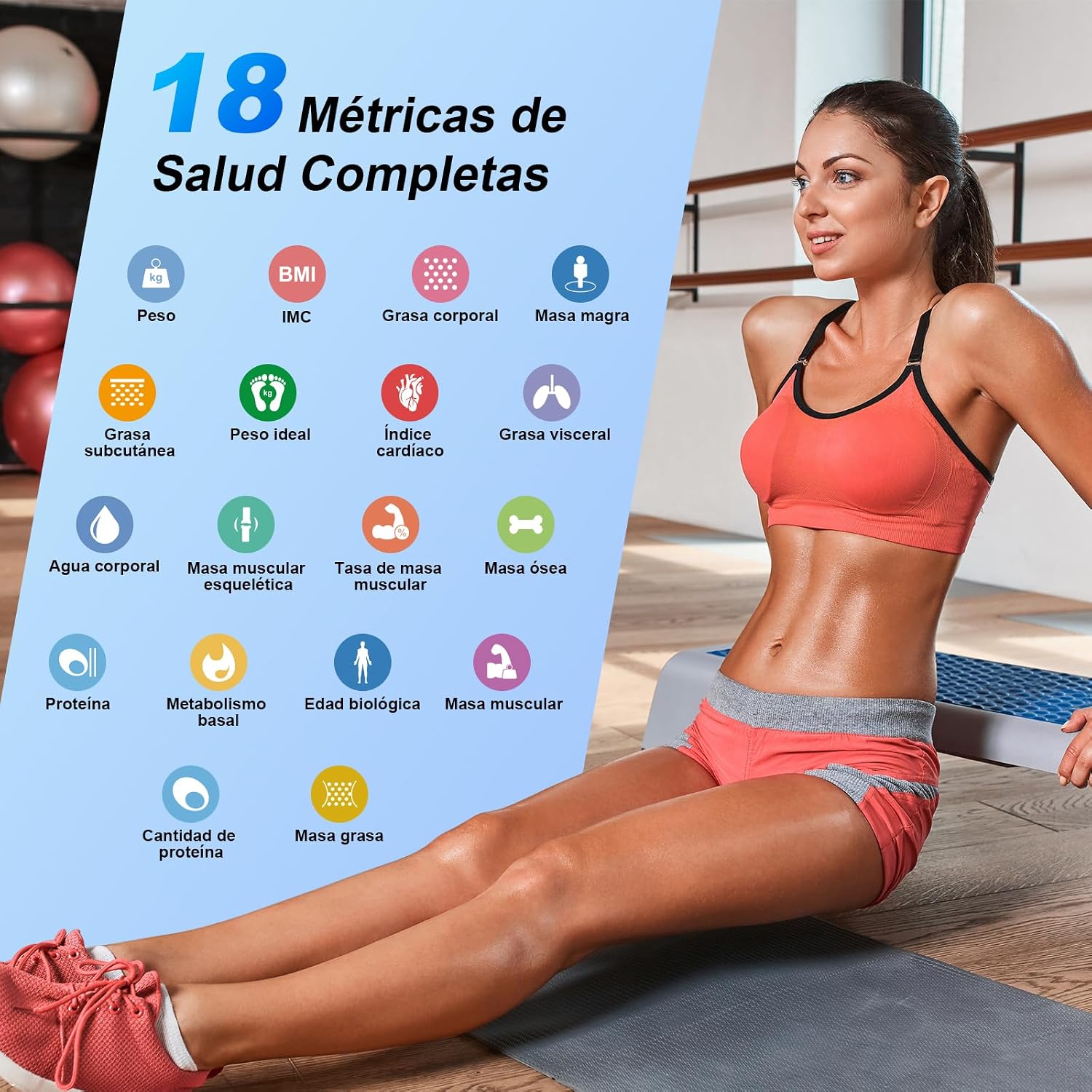 Thumbnail 1 de Báscula Grasa Corporal 180 kg