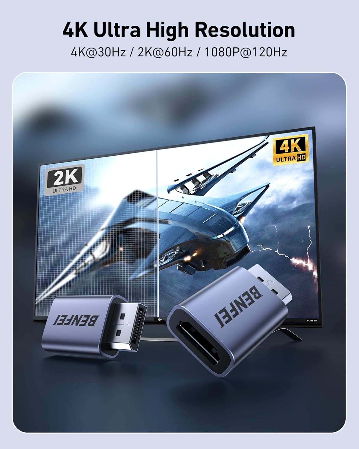 Thumbnail 3 de BENFEI 4K DP to HDMI Adapter