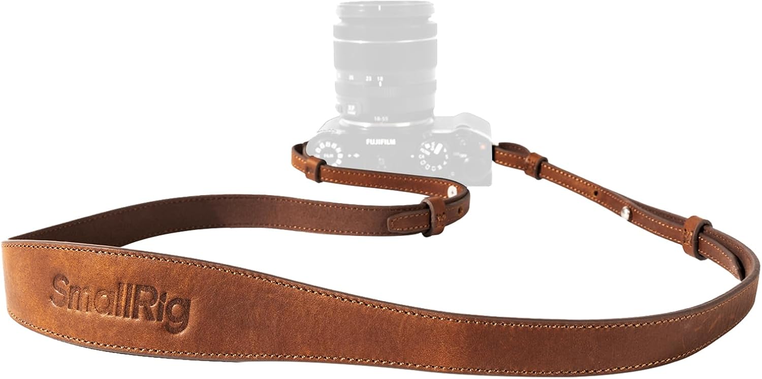 Detalle de SMALLRIG Bandoulière Universelle en Cuir 10 kg