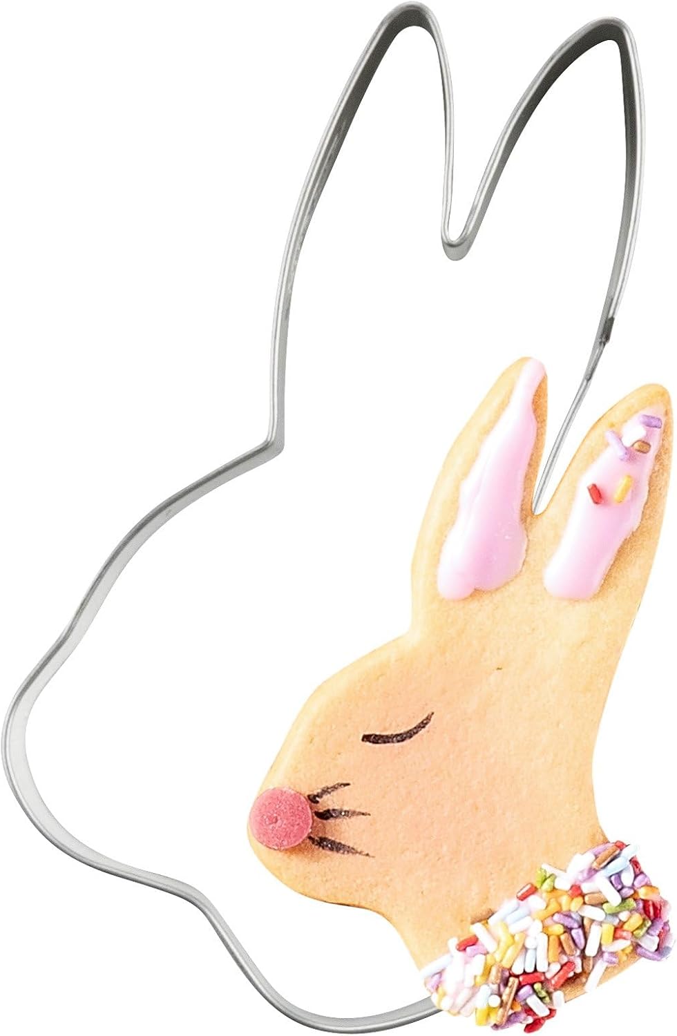 Thumbnail 6 de Dr. Oetker Ausstecher Hasenkopf „Knickohr“ – Oster-Backzubehör aus Weißblech (80 x 63 x 25 mm)