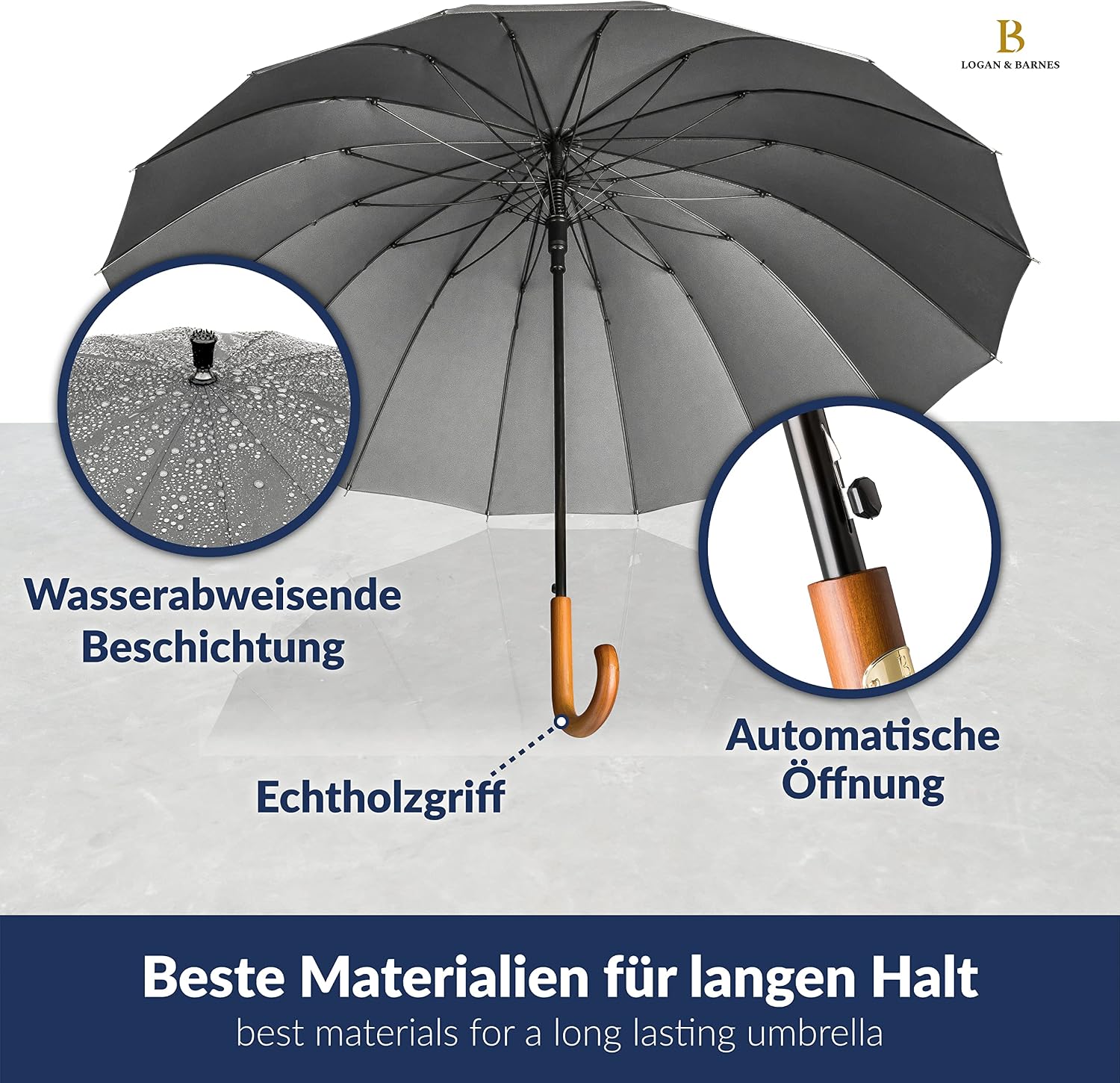 Thumbnail 6 de LOGAN & BARNES Edinburgh Stockschirm 120 cm