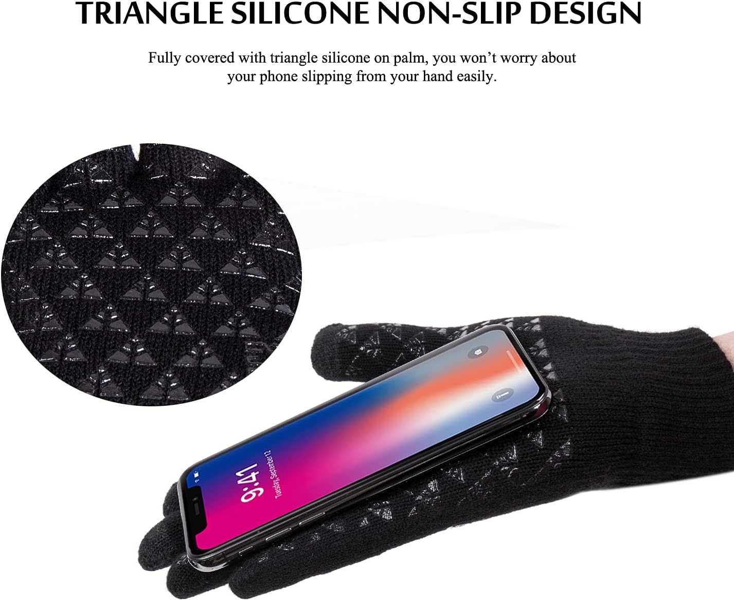 Detalle de TRENDOUX Guantes Invierno térmicos táctiles
