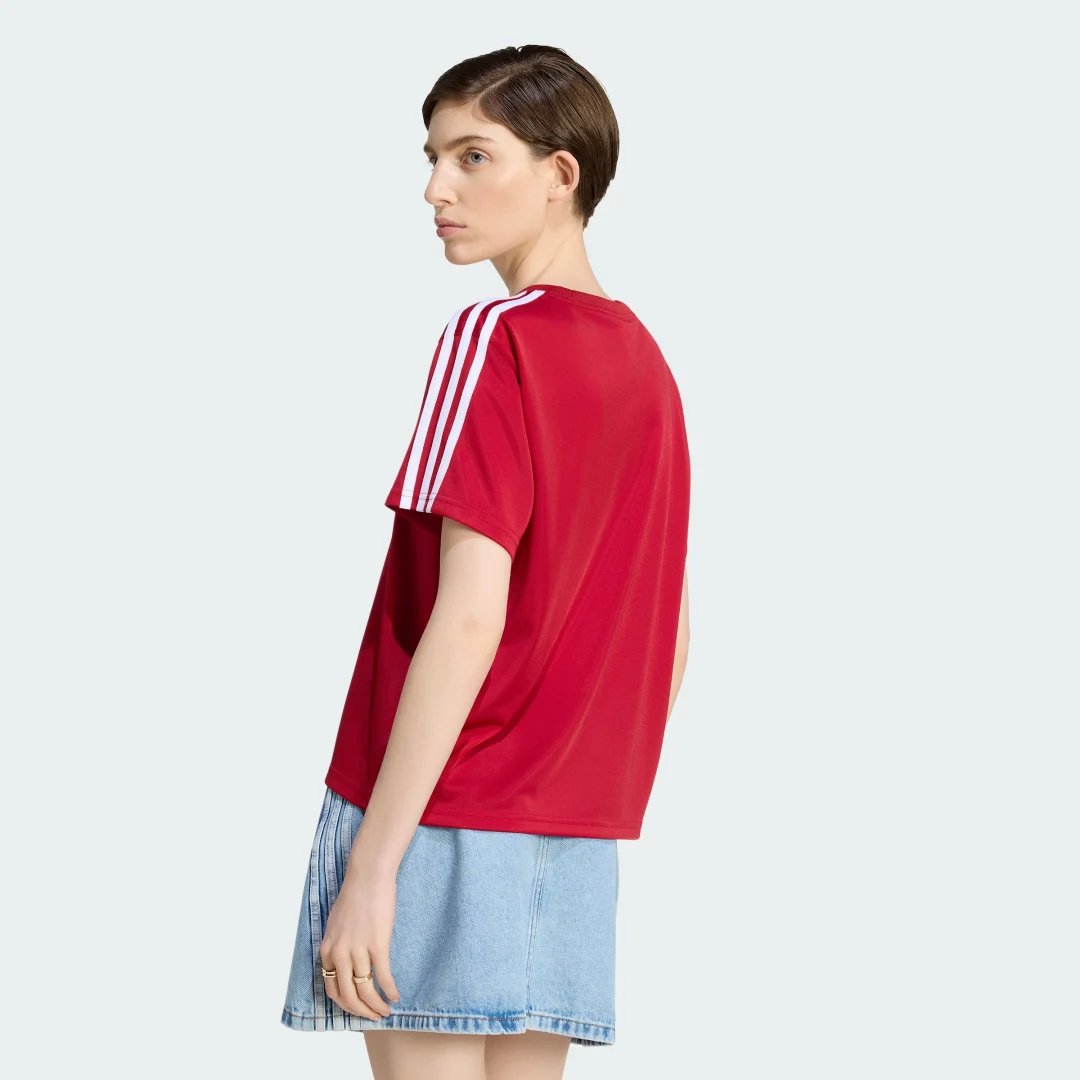 Thumbnail 1 de Camiseta Firebird de Adidas (color Burgundy) - descripción y guía de compra