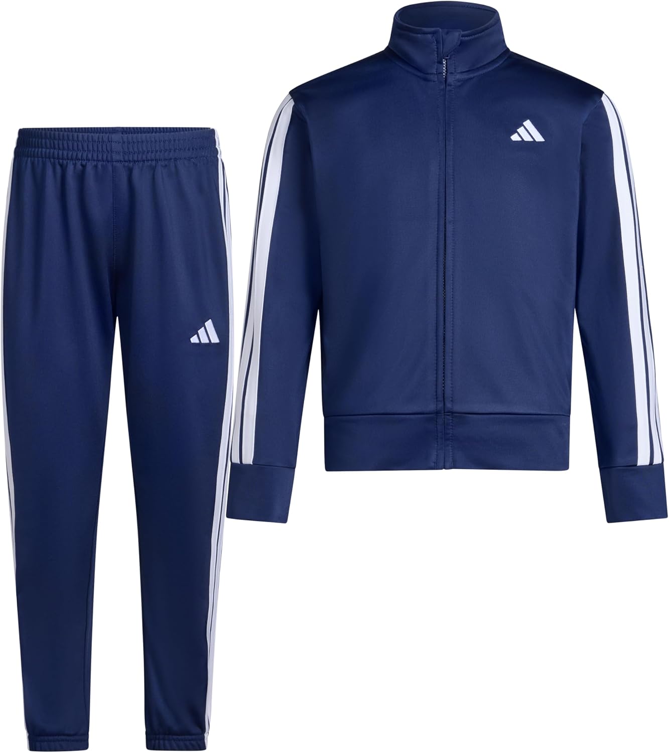 Detalle de adidas Boys’ 2-Piece Full-Zip Jacket and Jogger Set