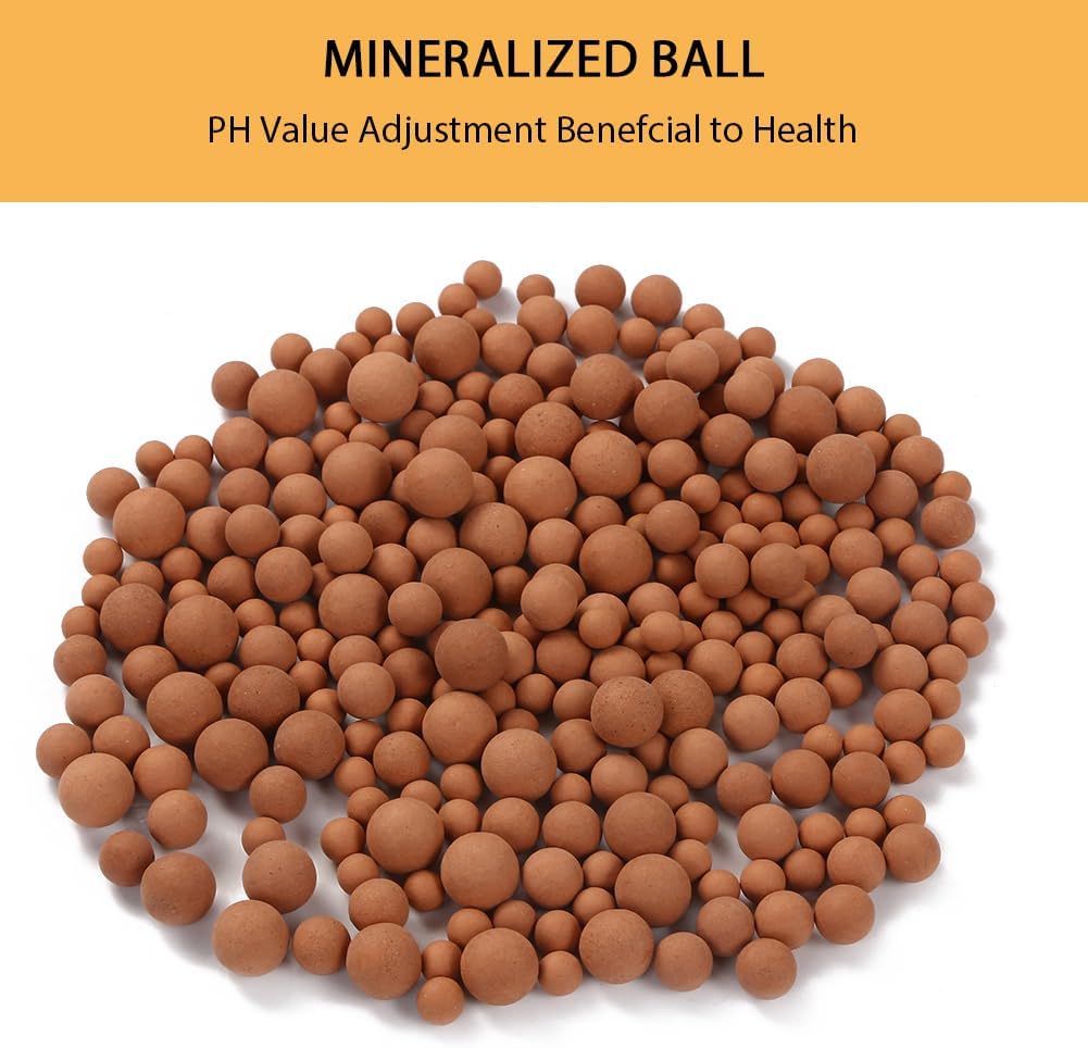 Detalle de Vicloon 3792794 mineraalballen voor ionenfilter-douchekop, 18 stuks