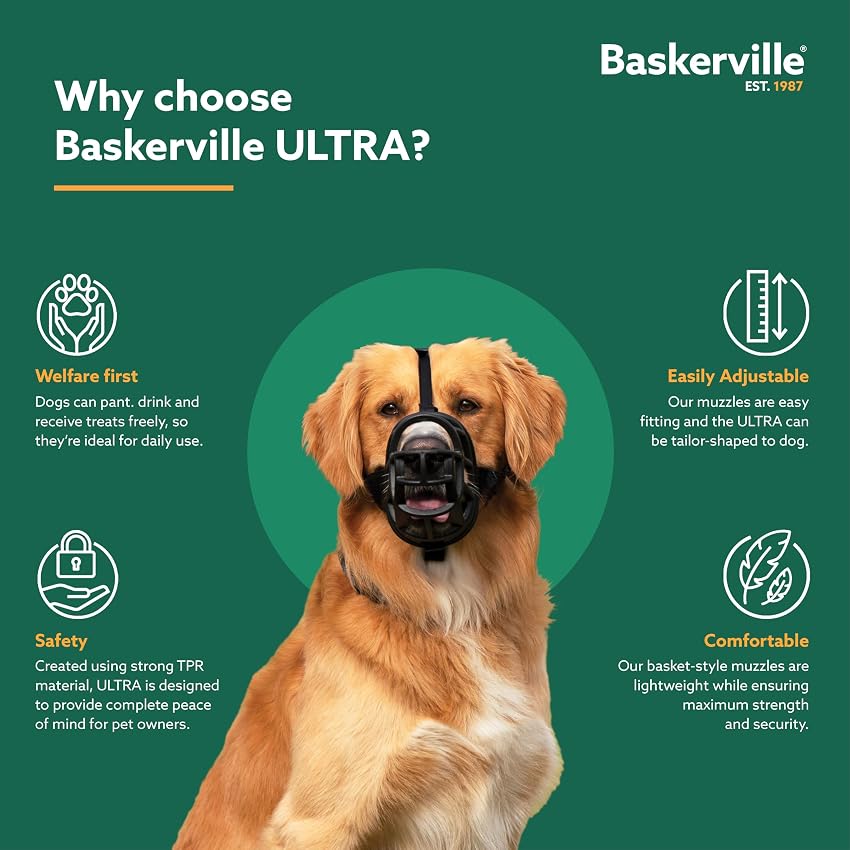 Detalle de MUSERUOLA BASKERVILLE ULTRA bozal ajustable talla 6