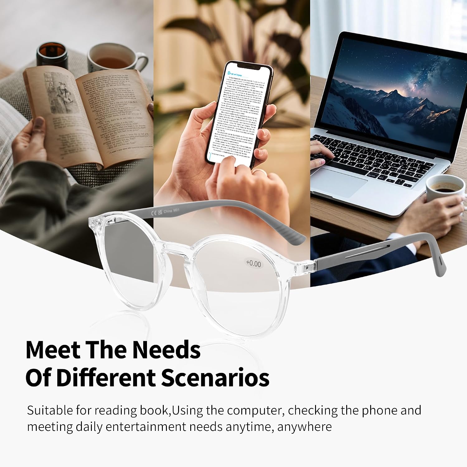 Thumbnail 3 de ZENOTTIC Blue Light Reading Glasses