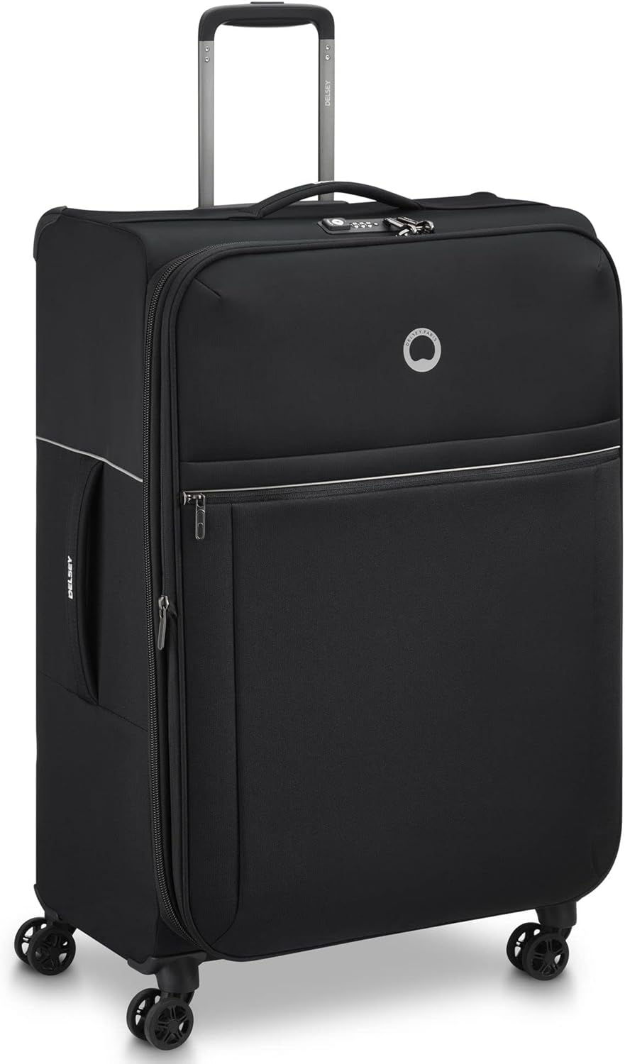 Detalle de DELSEY PARIS Brochant Valigia 55 cm Blu – 44 L, espandibile 4 cm, ZIP SECURITECH2, TSA