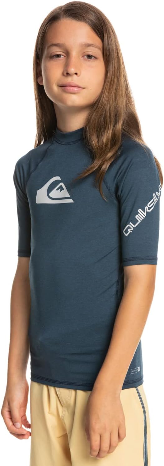 Thumbnail 2 de Quiksilver Legacy Rash Guard a manica corta per bambini – vestibilità snug e tessuto riciclato