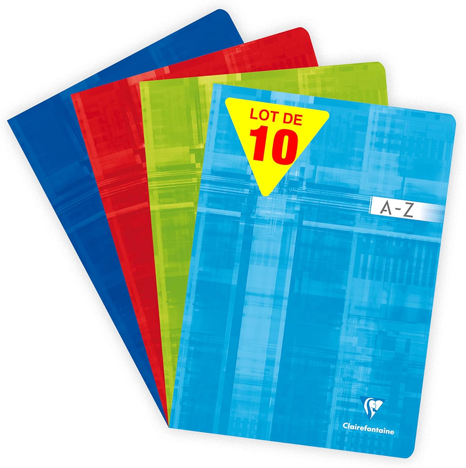 Thumbnail 6 de Clairefontaine 3748C – Lot de 5 Répertoires Agrafés 17x22 cm, 96 pages, papier 90 g, couverture pelliculée