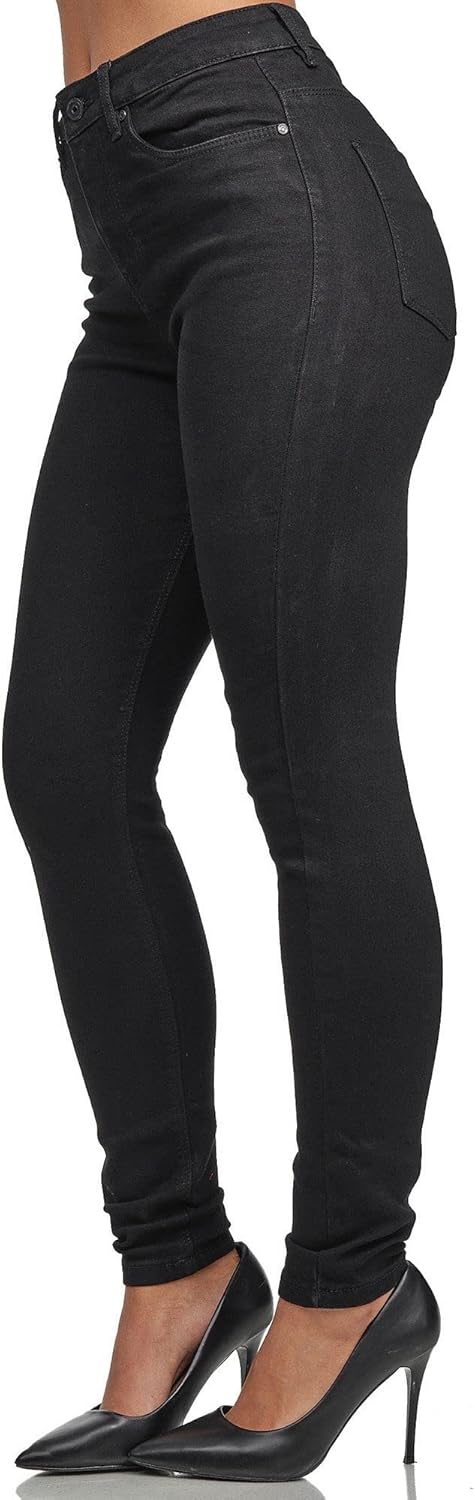 Thumbnail 3 de Tazzio Damen High Waist Denim Slim Skinny Jeanshose F101