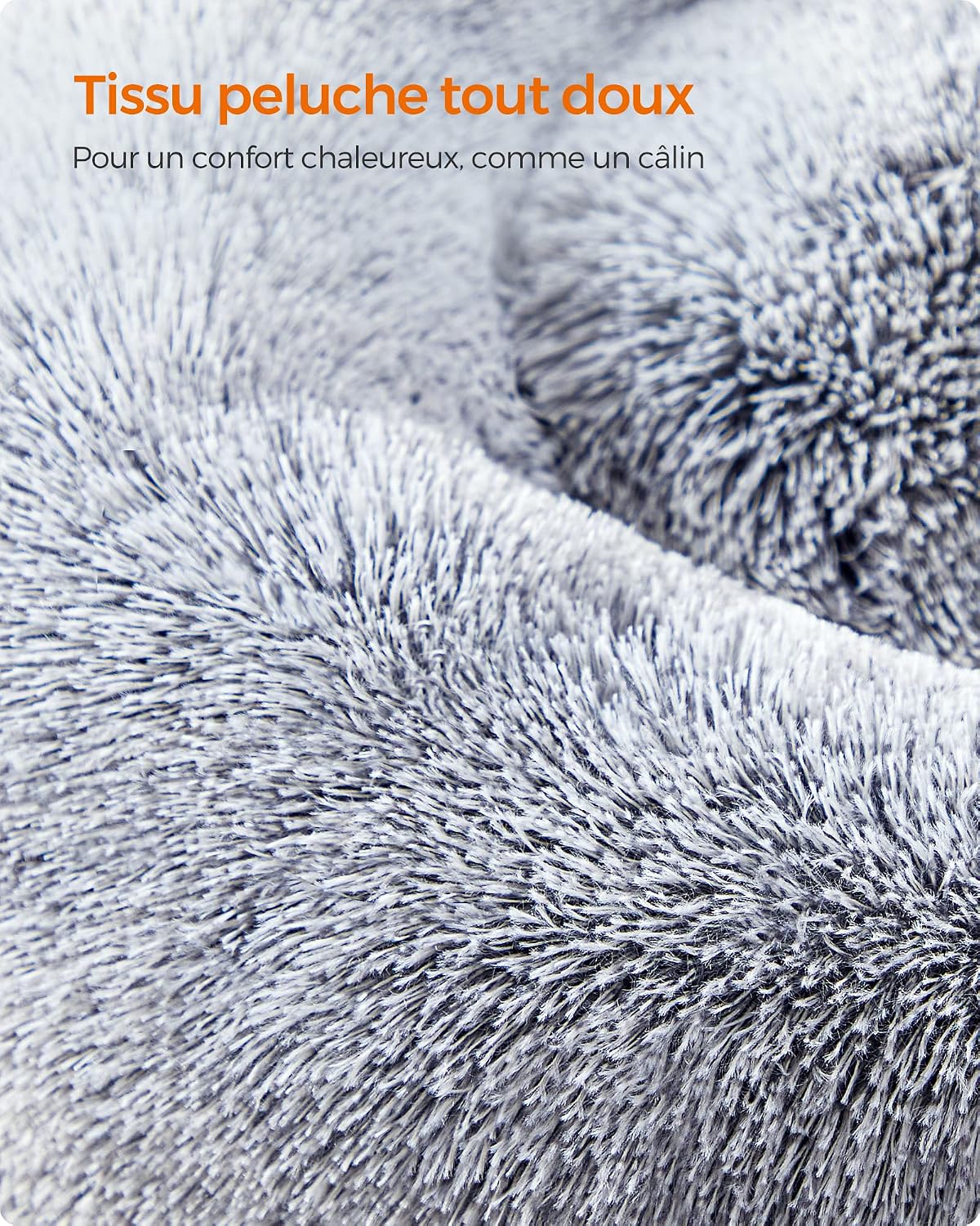Detalle 2 de Feandrea PGW038G01 Panier rond pour chien Ø60 cm
