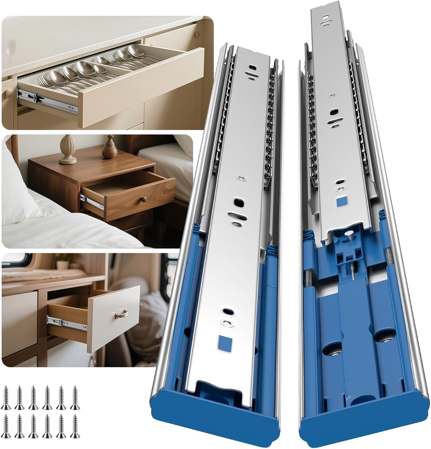 Detalle de Goldenwarm Drawer Slides 20-Inch