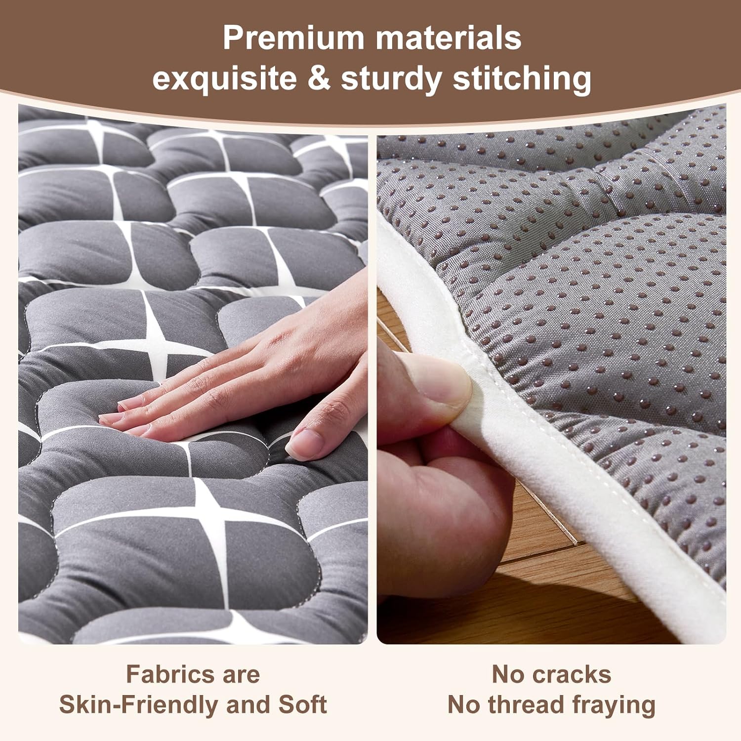 Thumbnail 4 de Vibe bear 71" x 59" Foldable Baby Play Mat, Thick Foam, Machine Washable