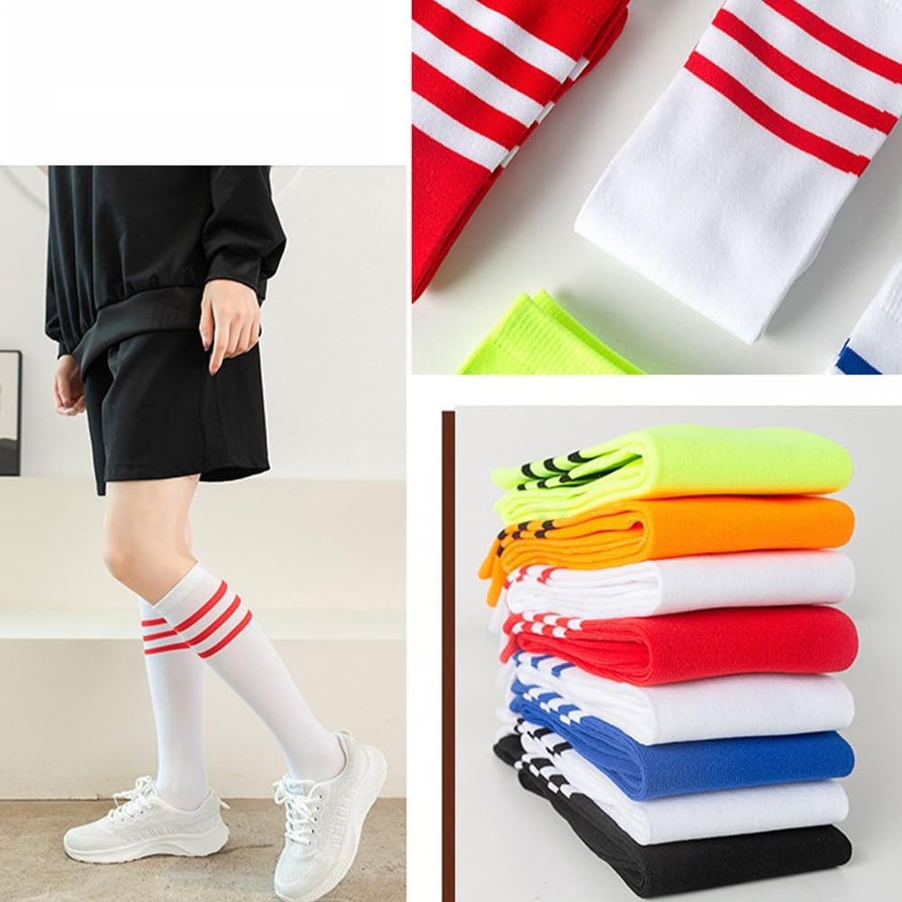 Thumbnail 1 de Chaussettes de football pour enfants HAGOT – 4 paires, antidérapantes et respirantes