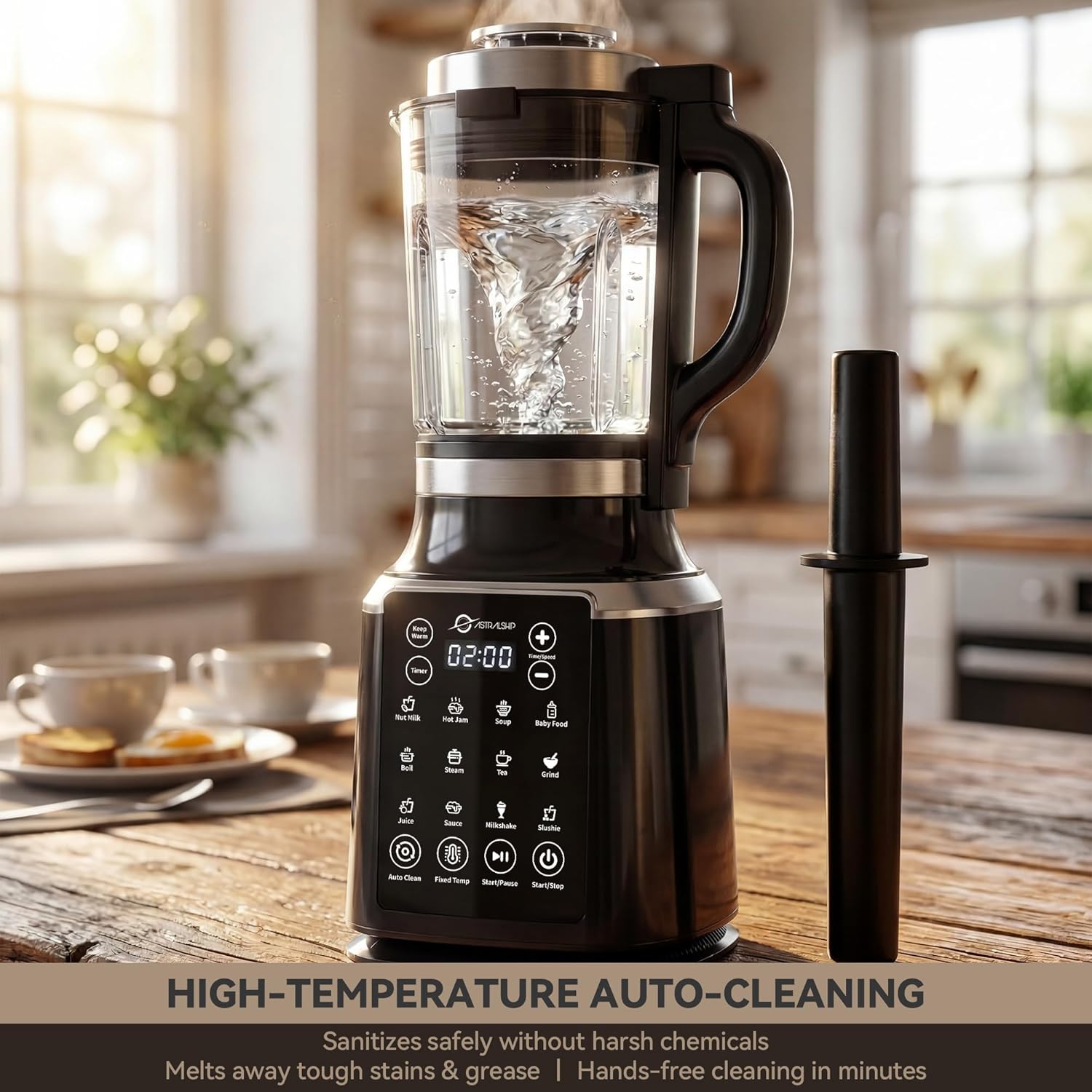 Thumbnail 6 de Glass Blenders for Kitchen with Tamper — 1500W, 9 Speeds, 14 Programs