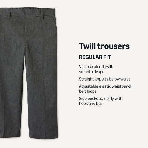 Thumbnail 2 de Amazon Essentials Boys' School Uniform Trousers (Pack of 2) – Grey, 11-12 Years