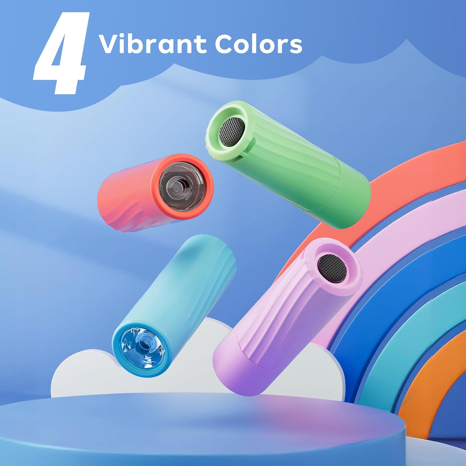 Thumbnail 2 de GEARLITE battery powered LED torch 6-pack (mini, colourful) for camping, hiking and emergencies