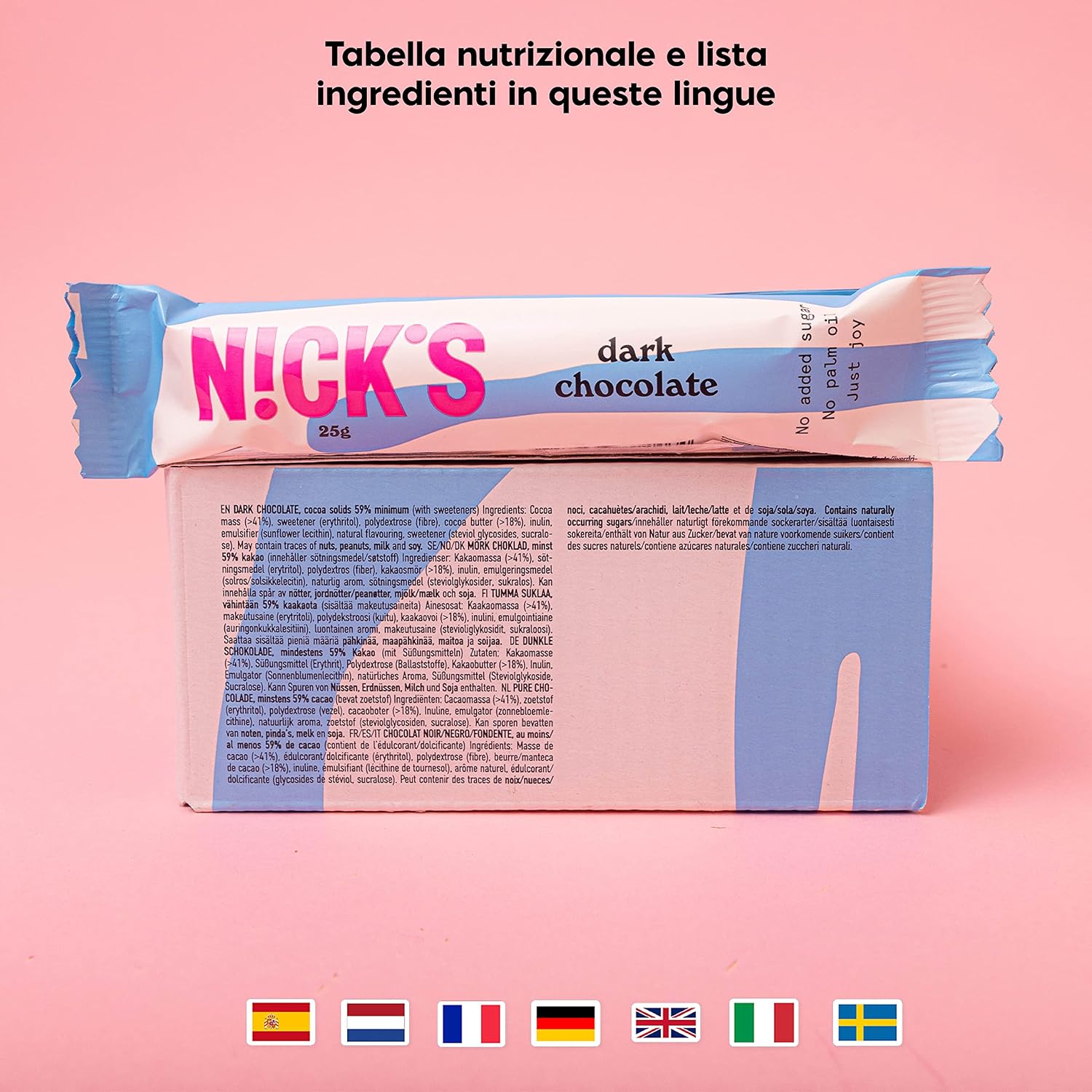 Thumbnail 6 de N!CK'S Barrette Keto 1,1 g 🍫