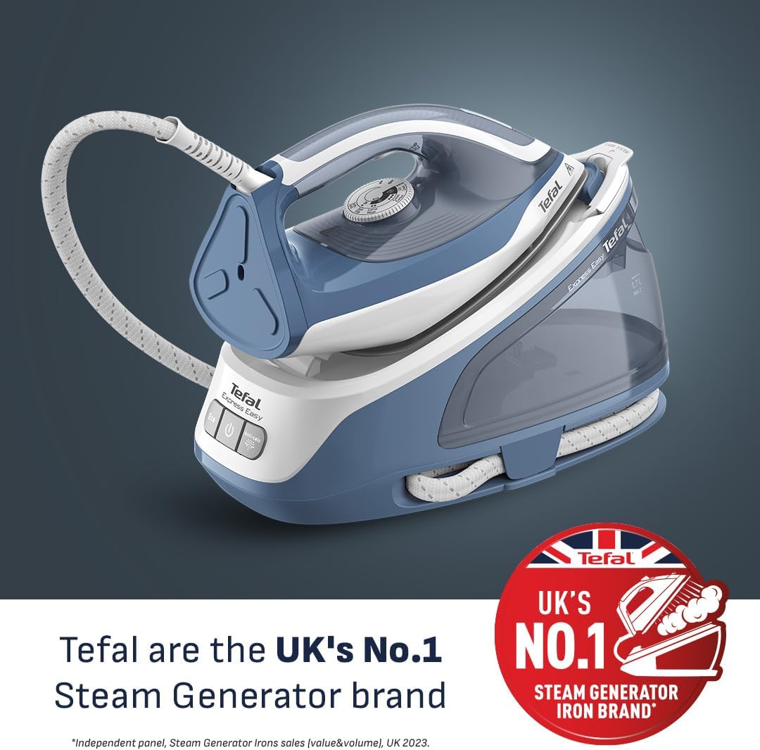 Thumbnail 1 de Tefal Express Essential Steam Generator Iron (SV6132G0) with Eco setting and calc-rinsing system