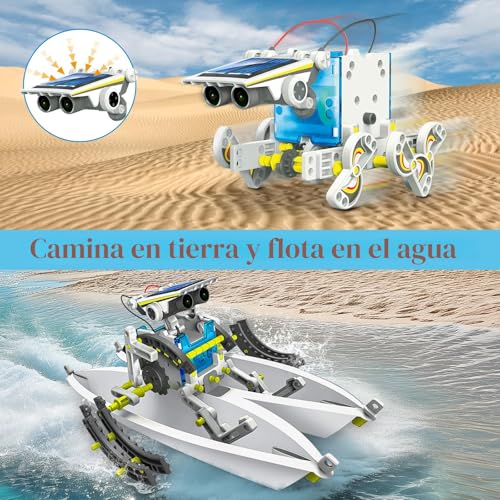 Detalle de Buoeuik Robot Solar 13 en 1: kit robótica educativa para niños