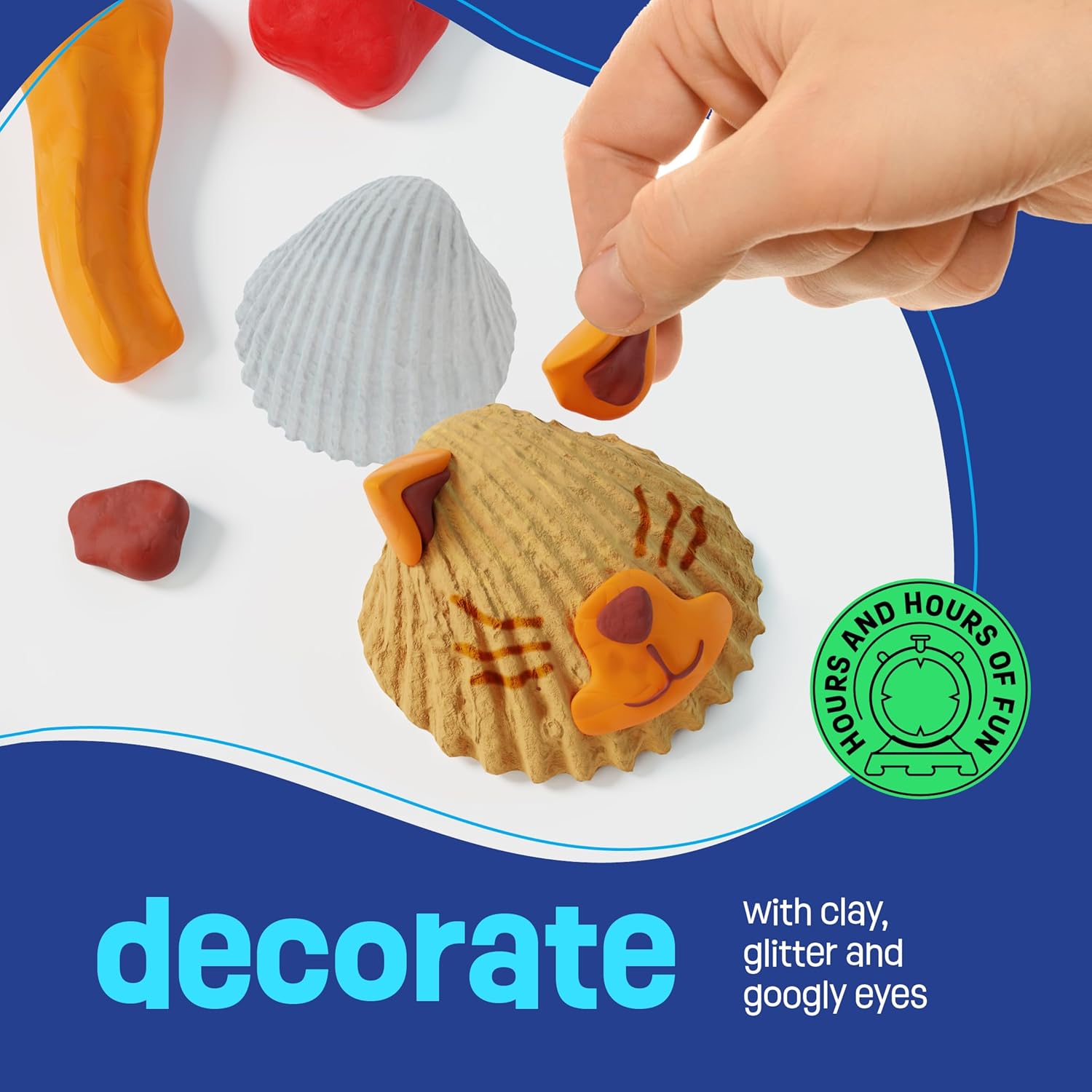 Thumbnail 5 de Dan&Darci Sea Shell Painting Kit 11 ๐จ