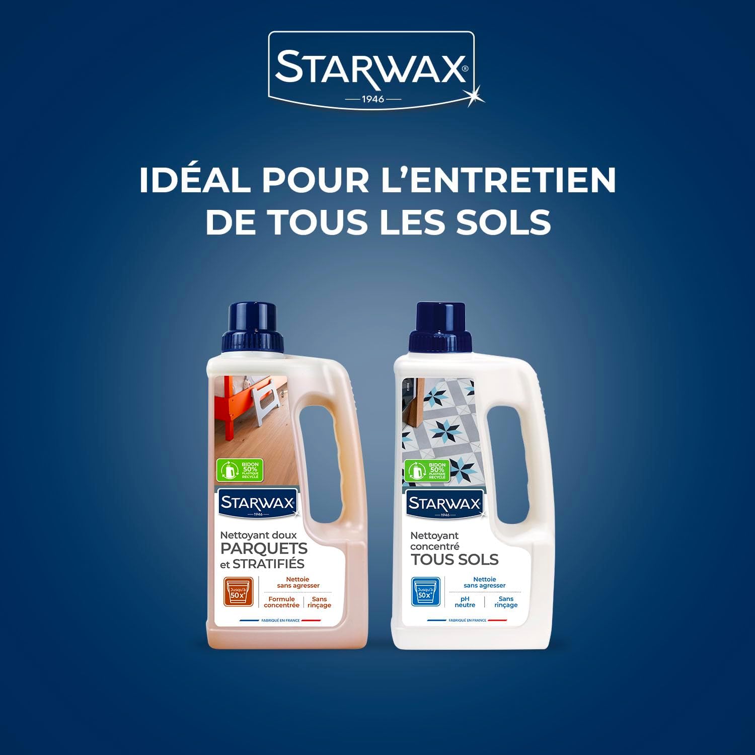 Thumbnail 4 de STARWAX Nettoyant concentré pour sols intérieurs (sans rinçage) – 1L, jusqu’à 50 nettoyages