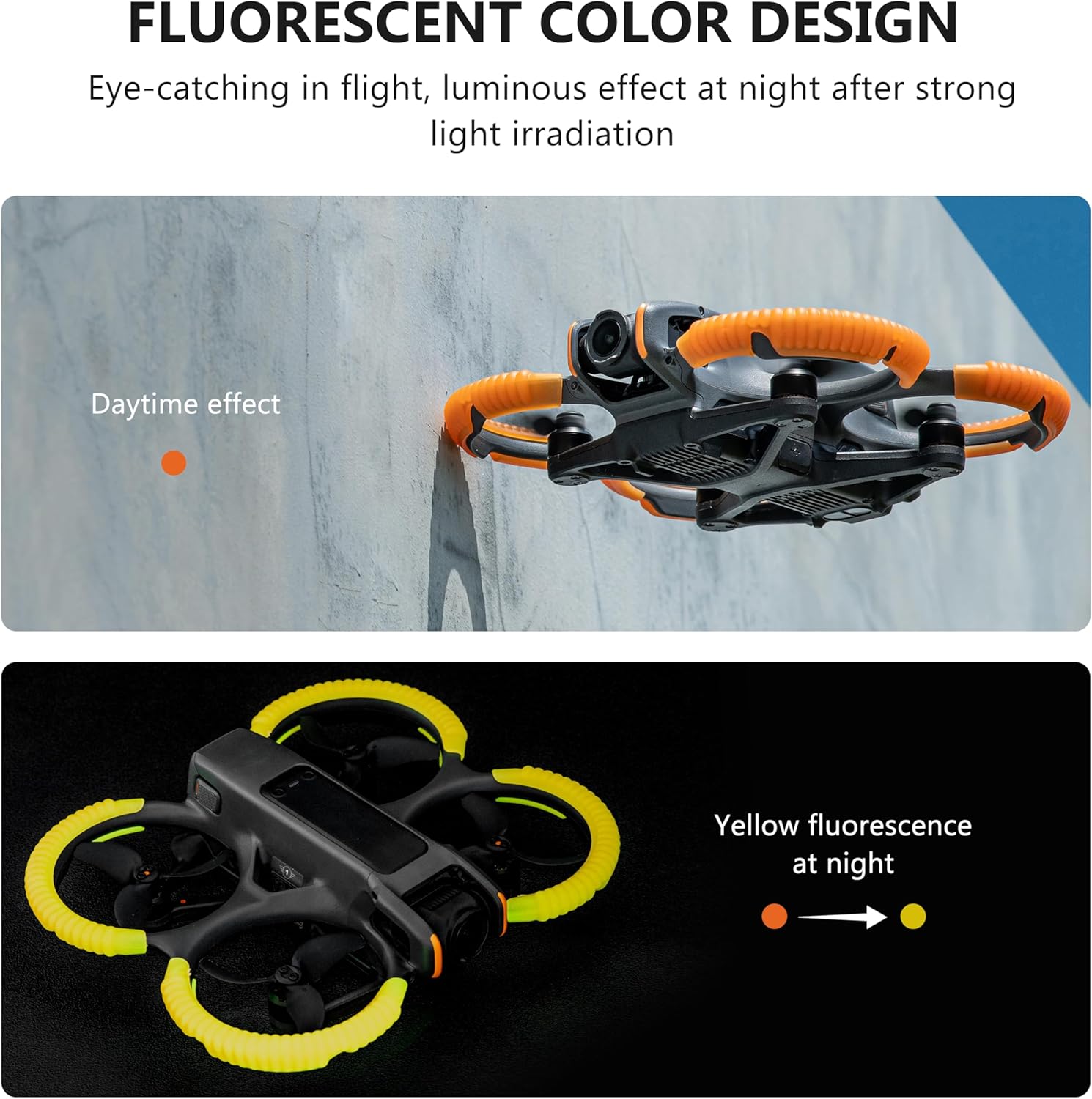 Thumbnail 2 de STARTRC Stoßfänger Schutzring für DJI Avata 2 Propeller Guard (orange, 4er-Set)