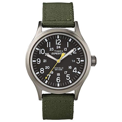 Detalle de Timex T49961 reloj análogo cuarzo hombre, correa nailon