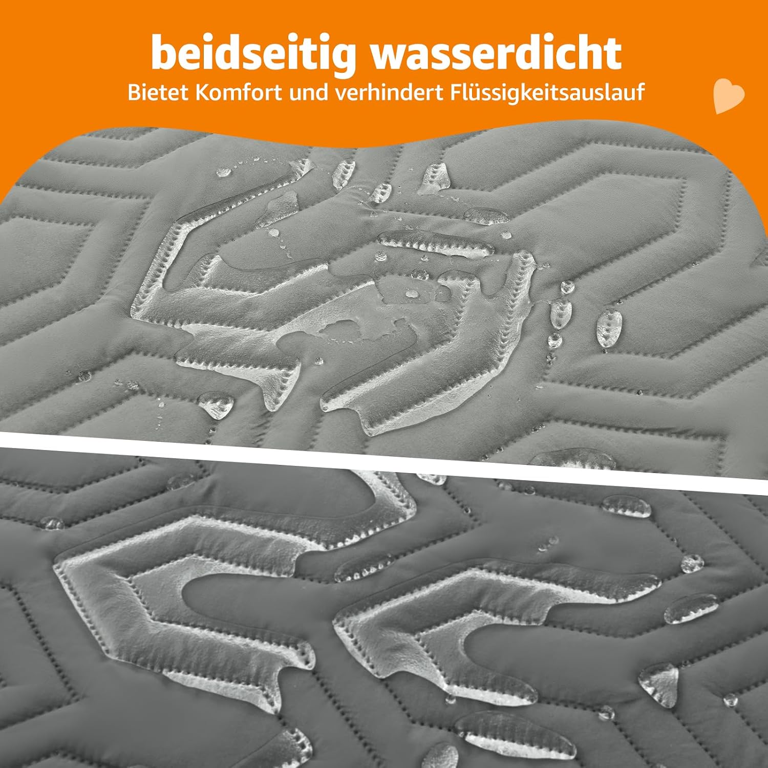 Detalle de PICK FOR LIFE 208x259 cm wasserdichte Hundedecke – beidseitig nutzbar, waschbar, Innen und Außen