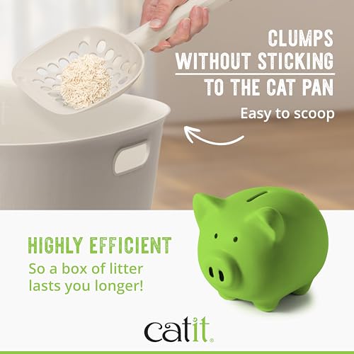 Detalle de Arena para Gatos Aglomerante de Cascara de Guisante Go Natural, Sin Aroma — Catit