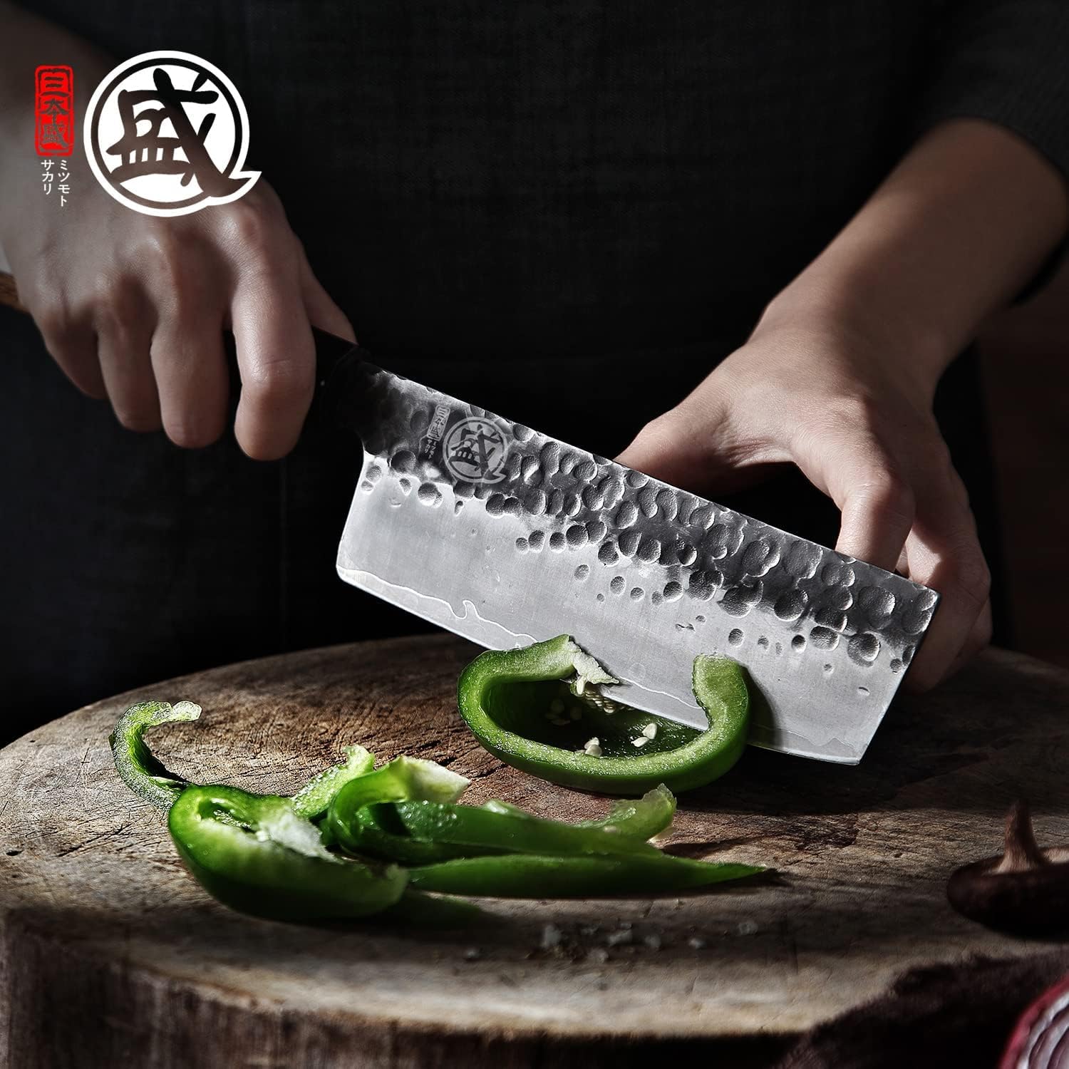 Thumbnail 6 de MITSUMOTO SAKARI MS-111-FR/IT nóż Nakiri 18 cm, stal trójwarstwowa