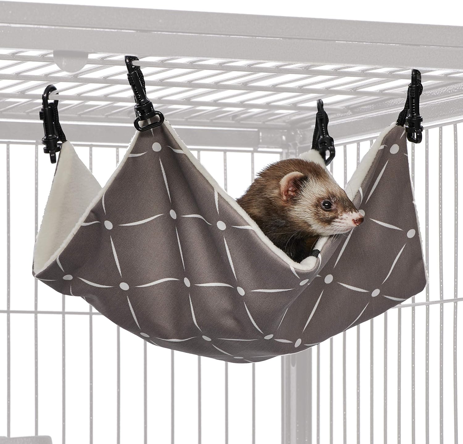 Thumbnail 5 de Housse de fond Designer Ferret Nation / Critter Nation – Marron clair et blanc