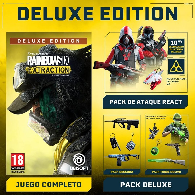 Detalle 2 de Rainbow Six Extraction Deluxe Edition PS4 de Ubisoft