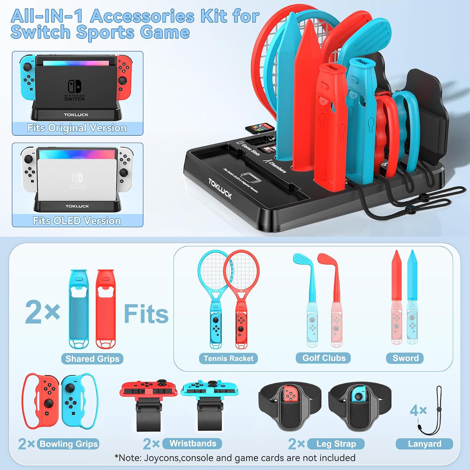 Thumbnail 1 de Nintendo Switch Sports Zubehör-Set mit Organizer