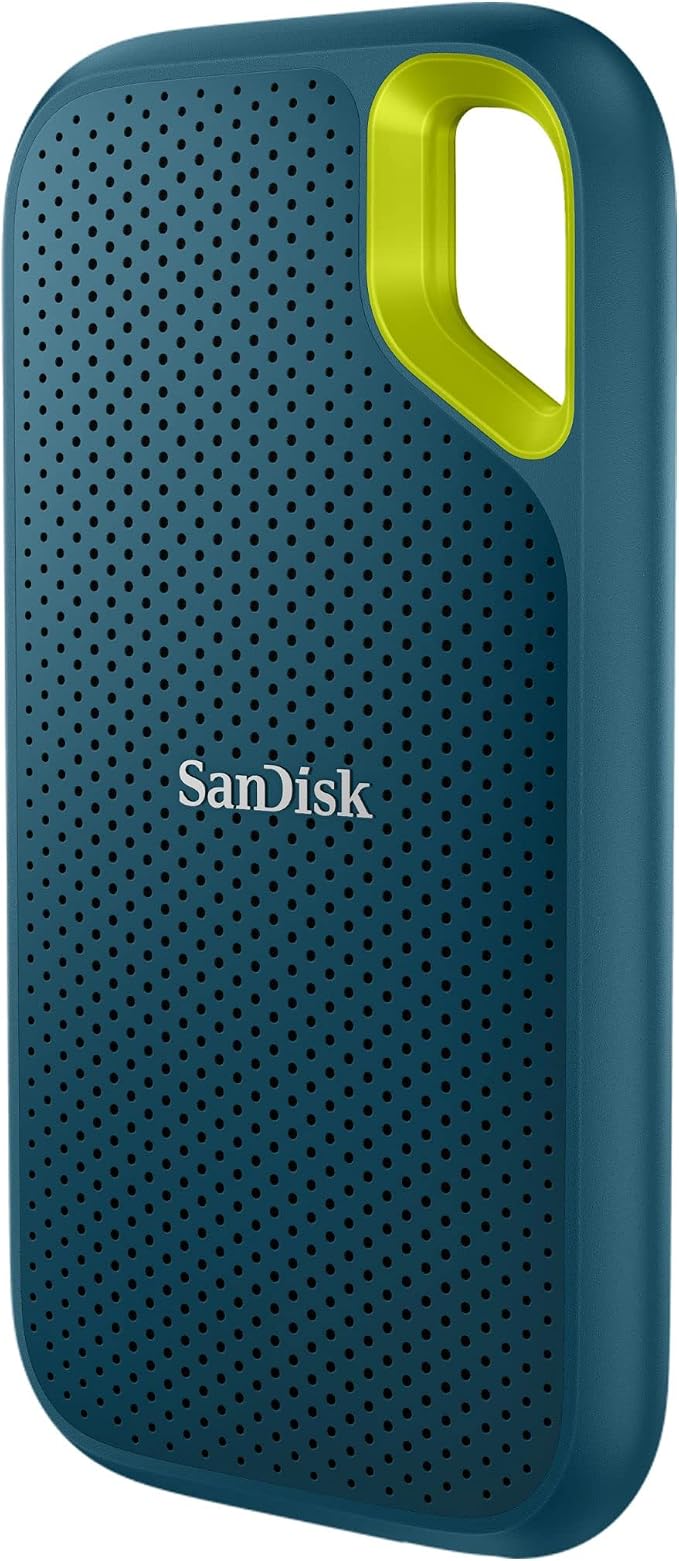 Detalle de SanDisk 2TB Extreme SSD portátil USB-C 🌊