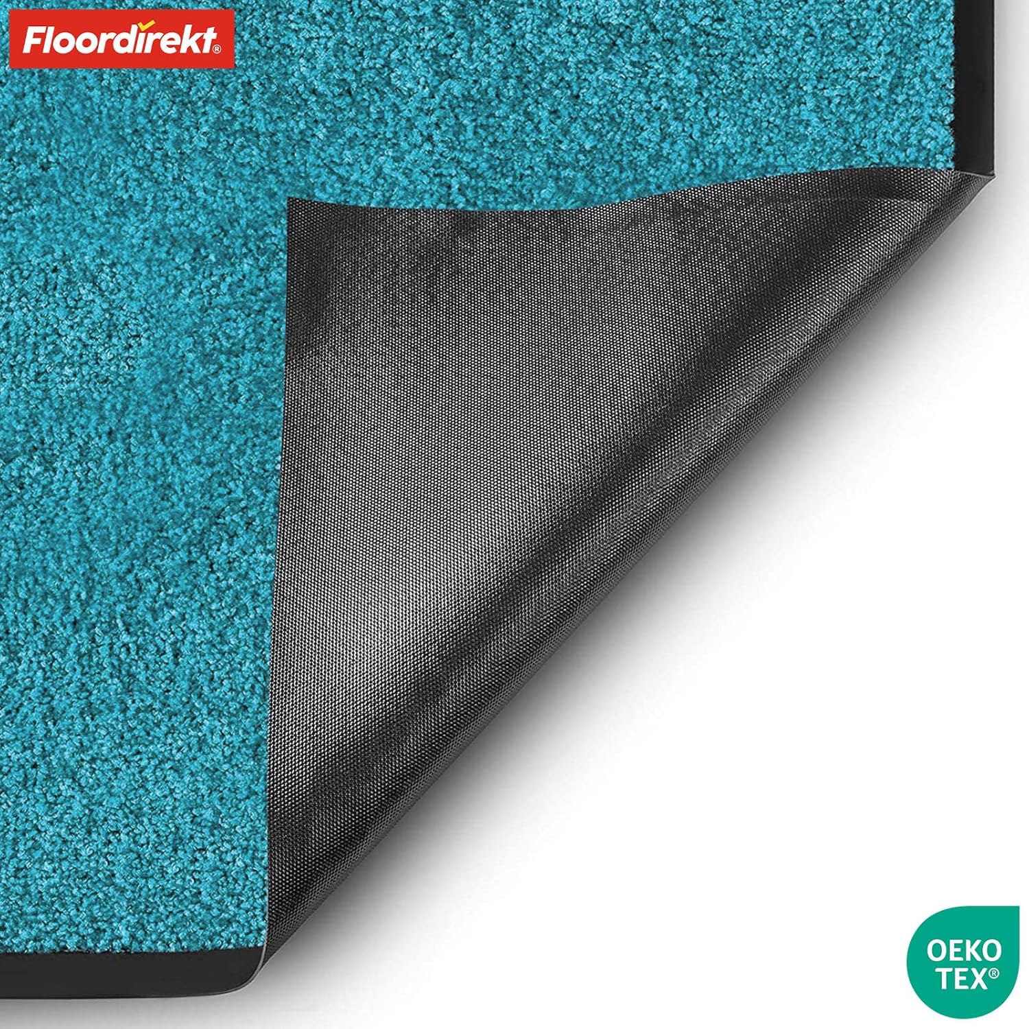 Thumbnail 6 de Floordirekt Rhine Schmutzfangmatte – waschbar, rutschfest und langlebig (Türkis, 120 × 300 cm)
