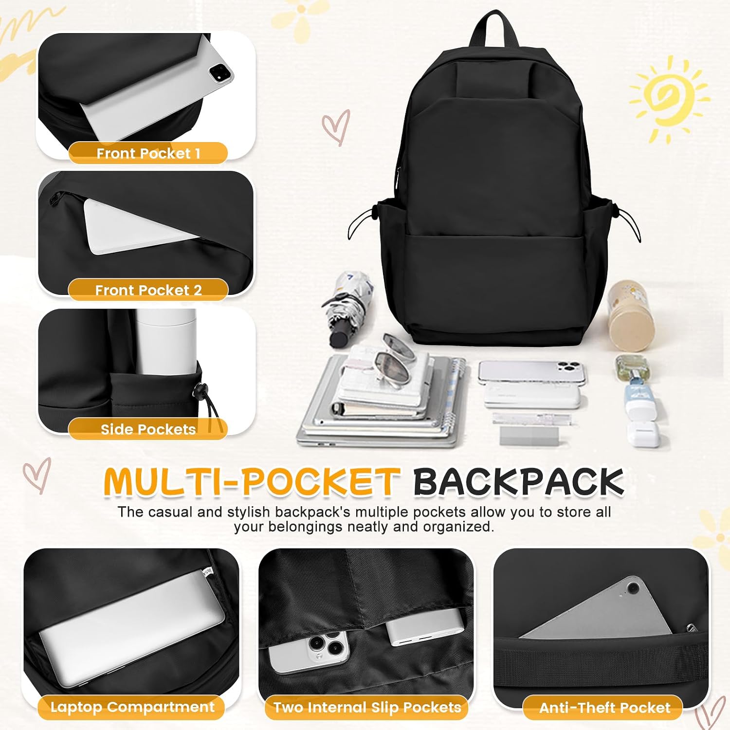 Detalle de HYC00 HYC00 laptop backpack 29 litres