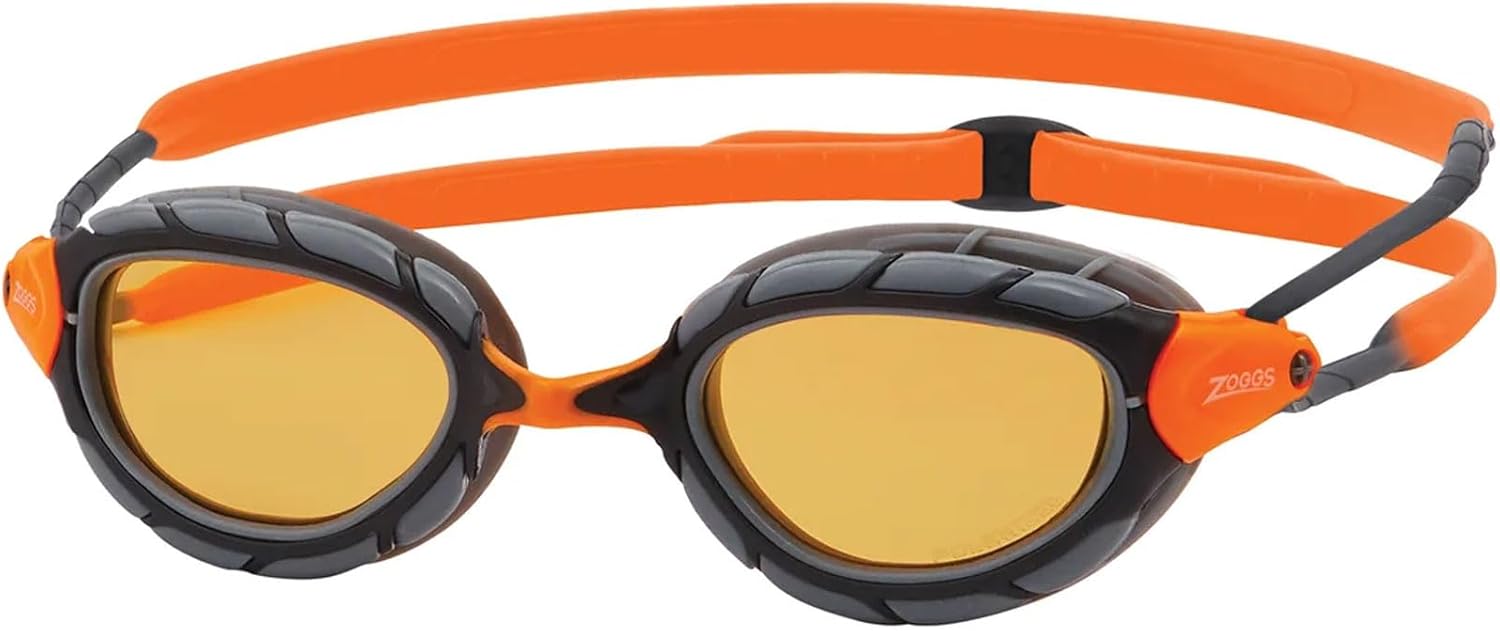 Detalle de Zoggs Predator Occhiali da nuoto per adulti con protezione UV, cinturini a puleggia regolabili e antiappannamento